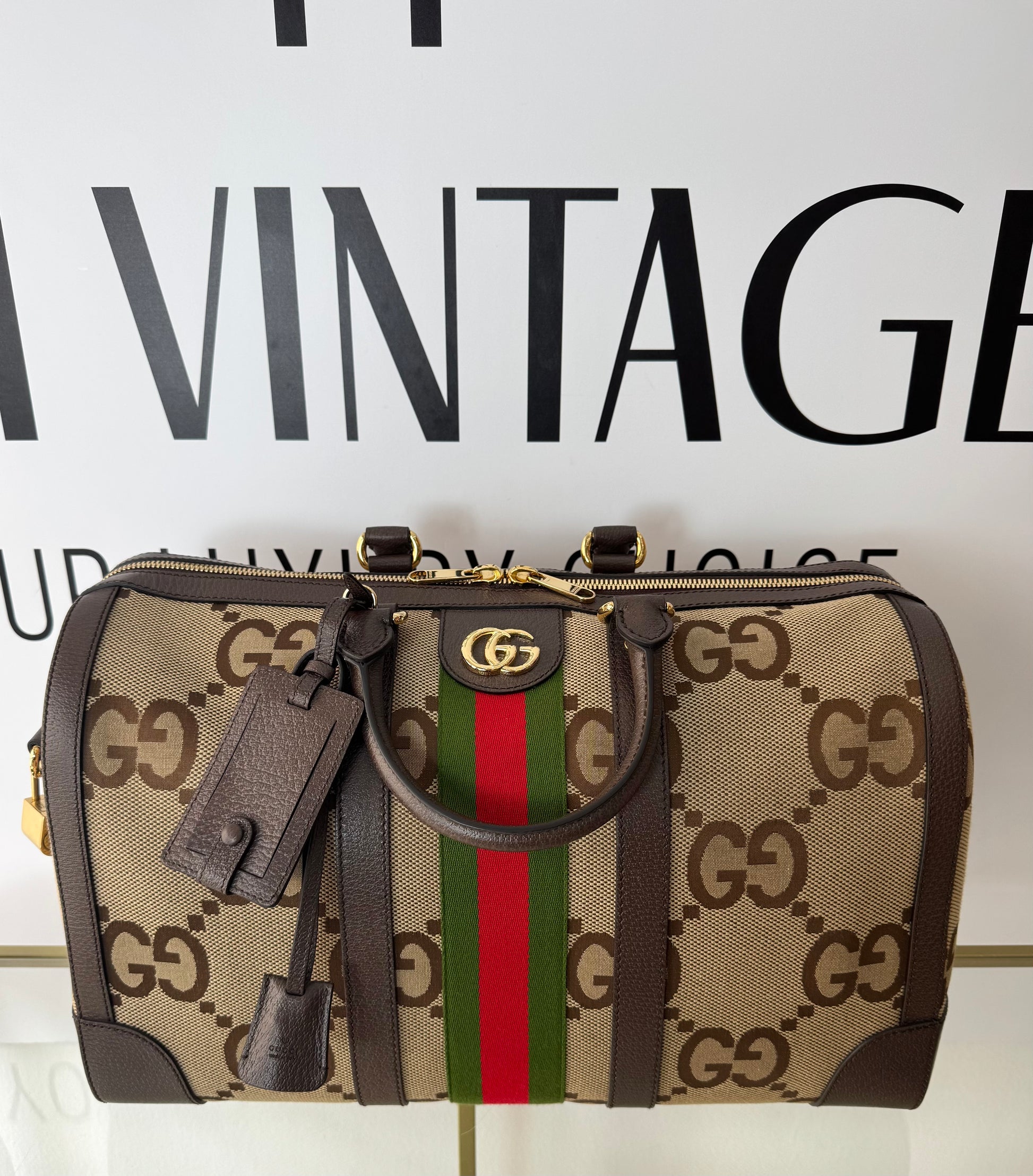 Borsone Savoy GG Jumbo Gucci