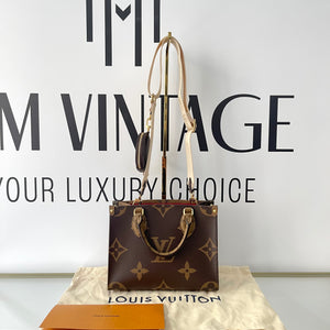 Borsa OnTheGo PM Monogram Reverse Giant Louis Vuitton