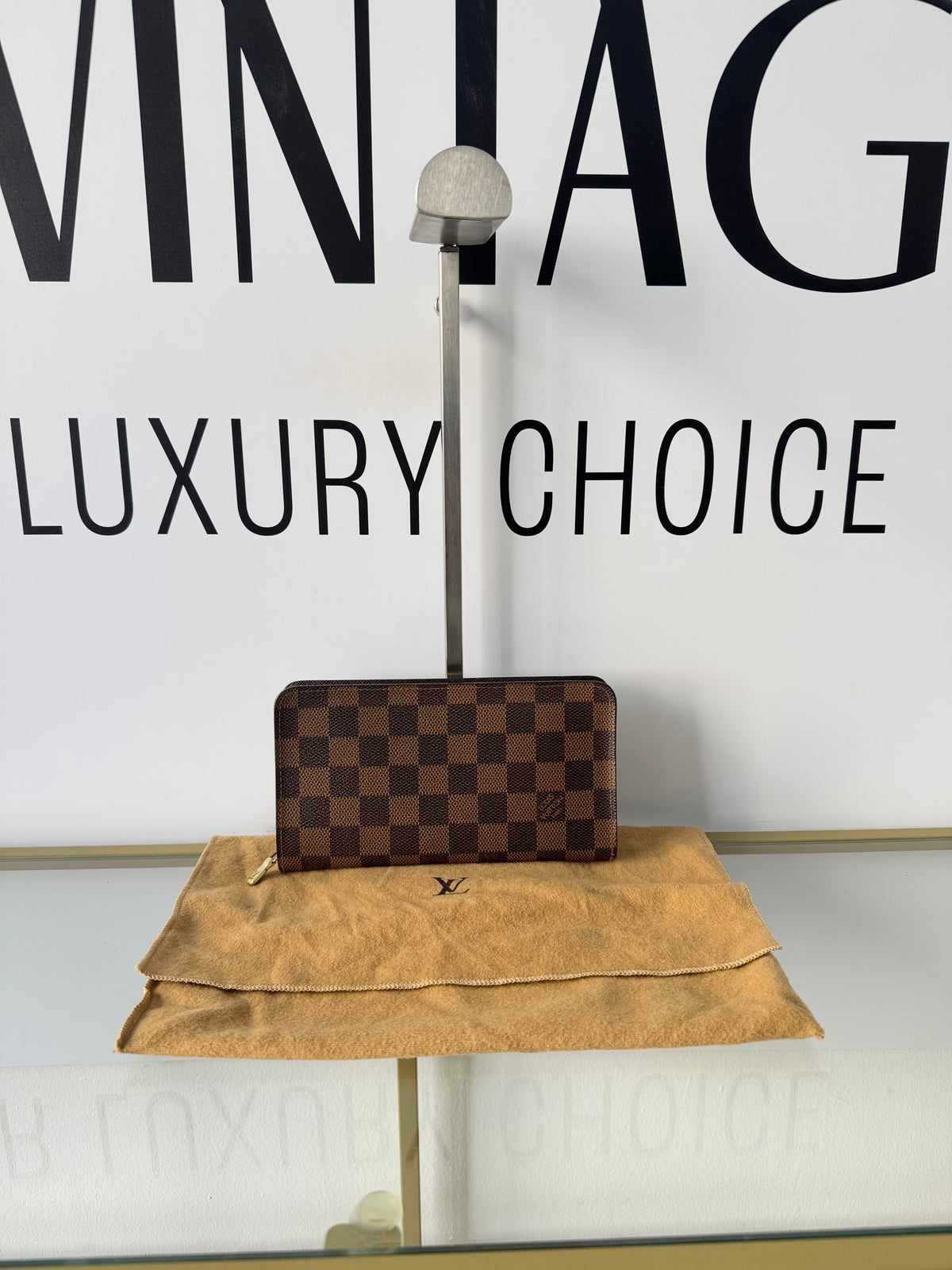 Portafoglio Zippy Damier Ebène Louis Vuitton