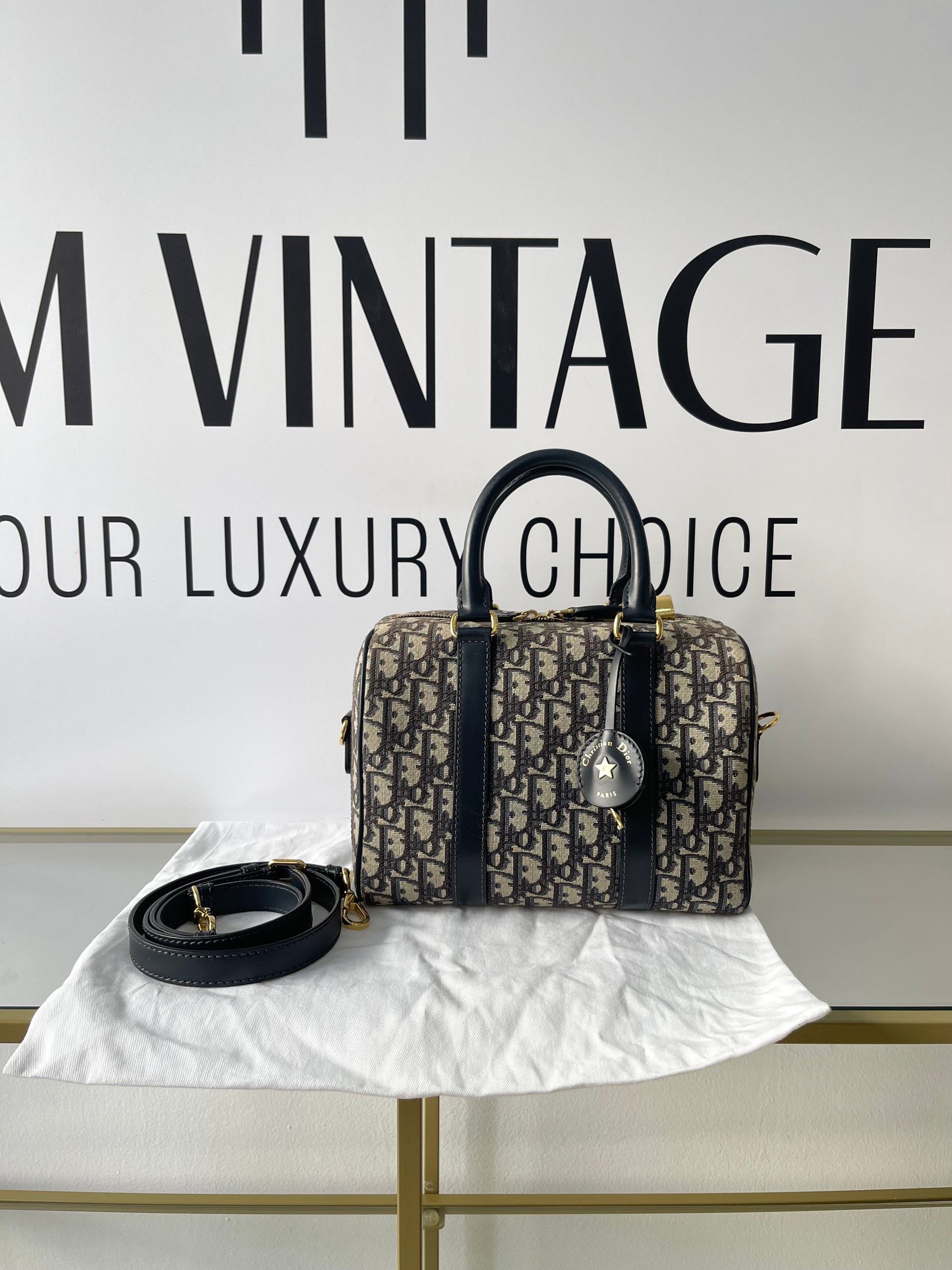 Borsa Dior Grove Jacquard Oblique Christian Dior