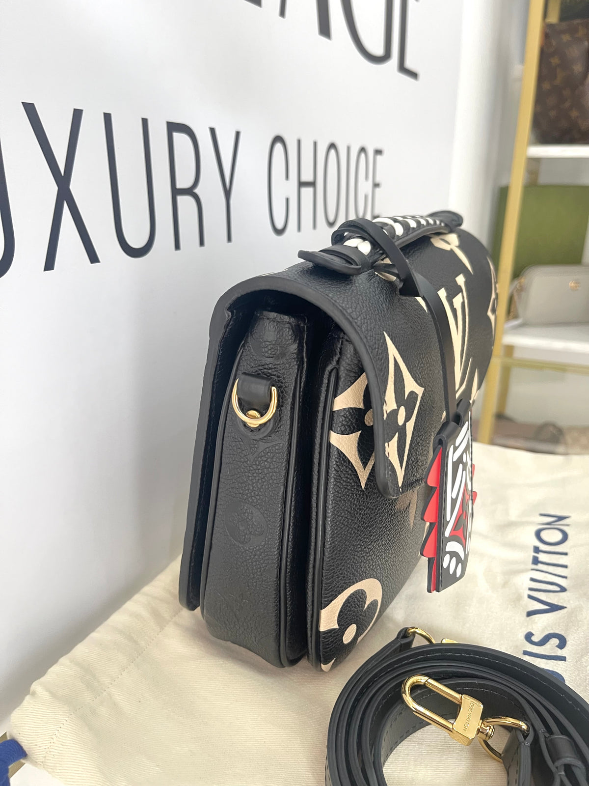 Borsa Métis Monogram Empreinte Giant Limited Edition LV Crafty Louis Vuitton
