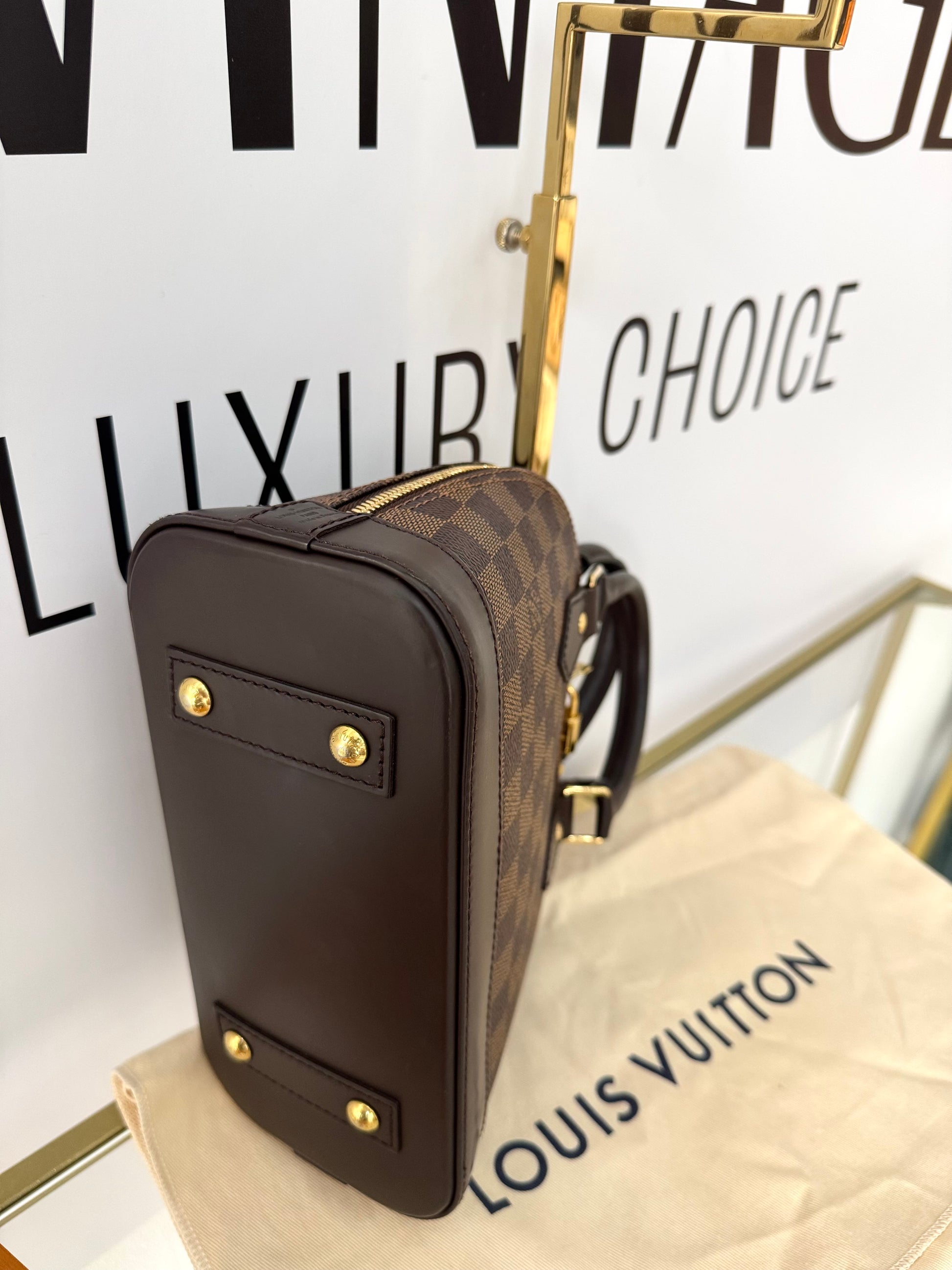 Borsa Alma BB Damier Ébène Louis Vuitton