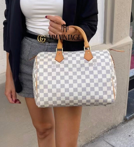 Borsa Speedy 30 Damier Azur Louis Vuitton