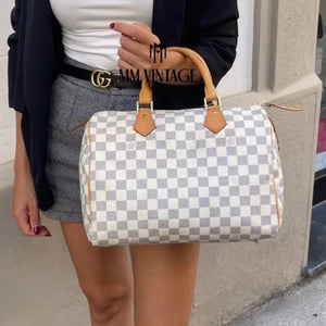 Borsa Speedy 30 Damier Azur Louis Vuitton