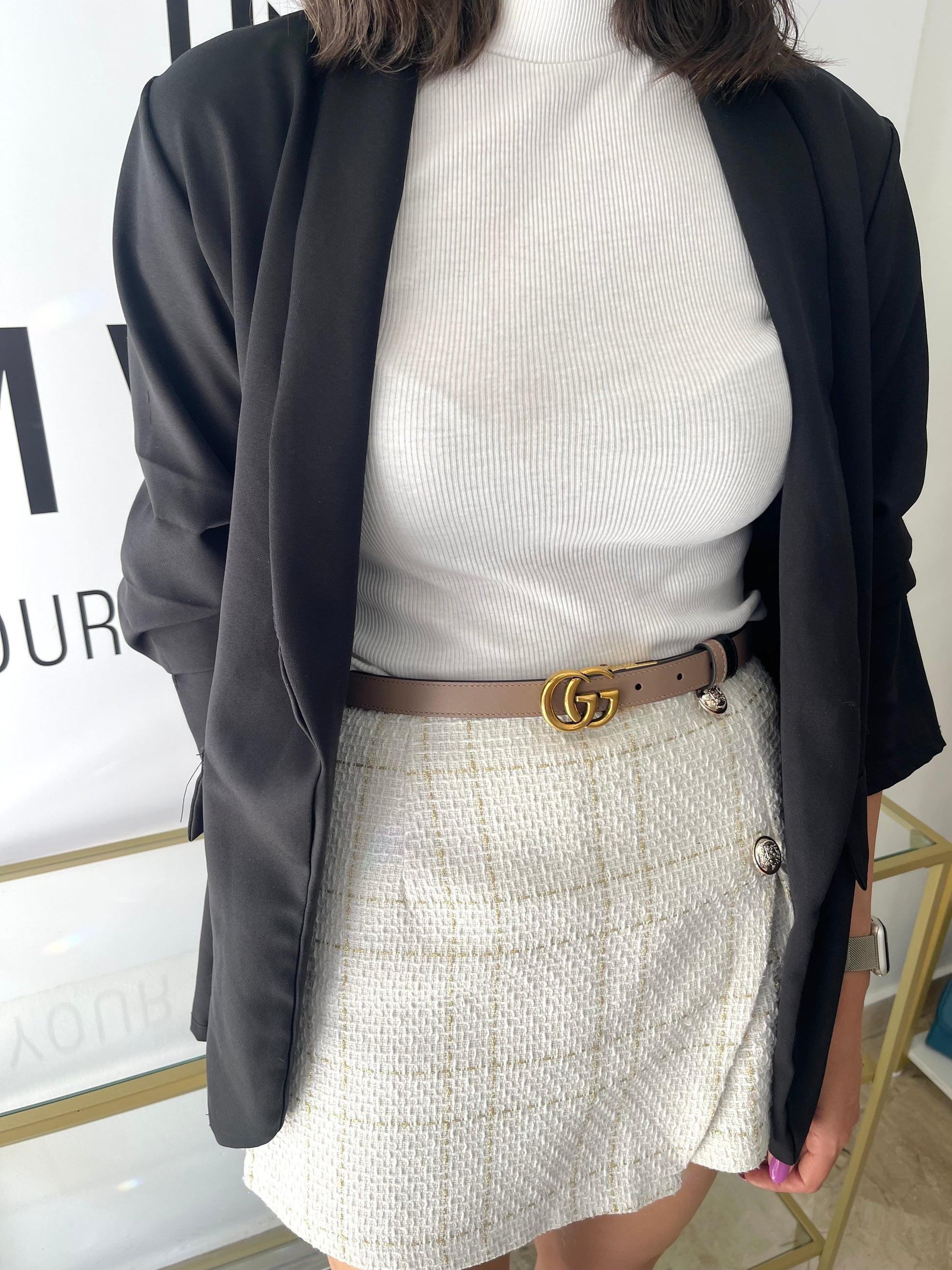 Cintura reversibile GG Marmont 2 cm Gucci