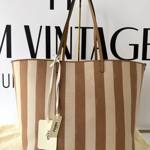 Borsa Shopping Roll Large Reversibile Fendi