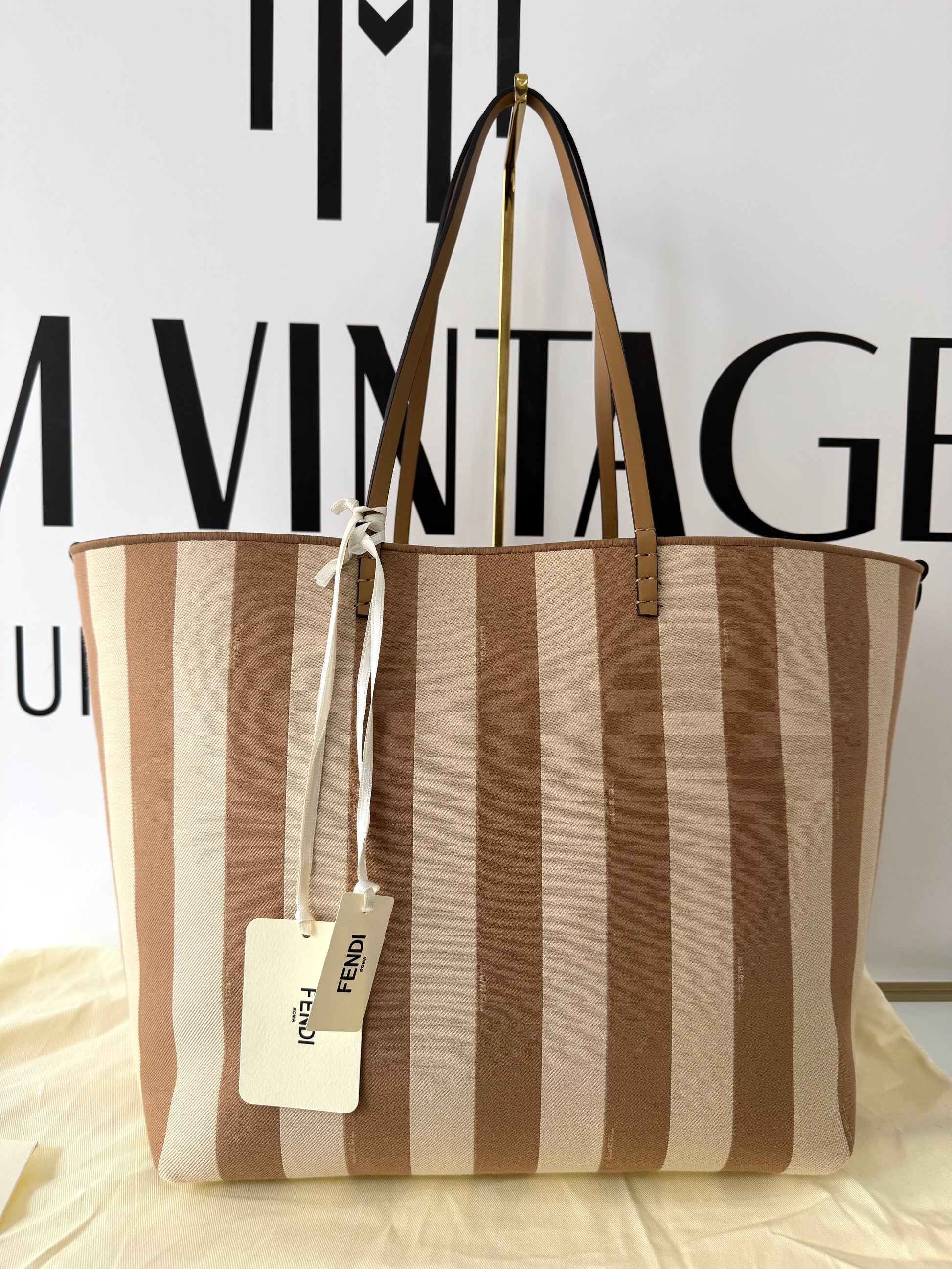 Borsa Shopping Roll Large Reversibile Fendi