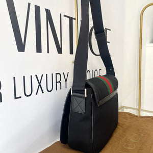 Borsa Techno Web Stripe Gucci