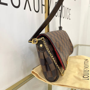 Borsa Favorite PM Damier Ébène Louis Vuitton
