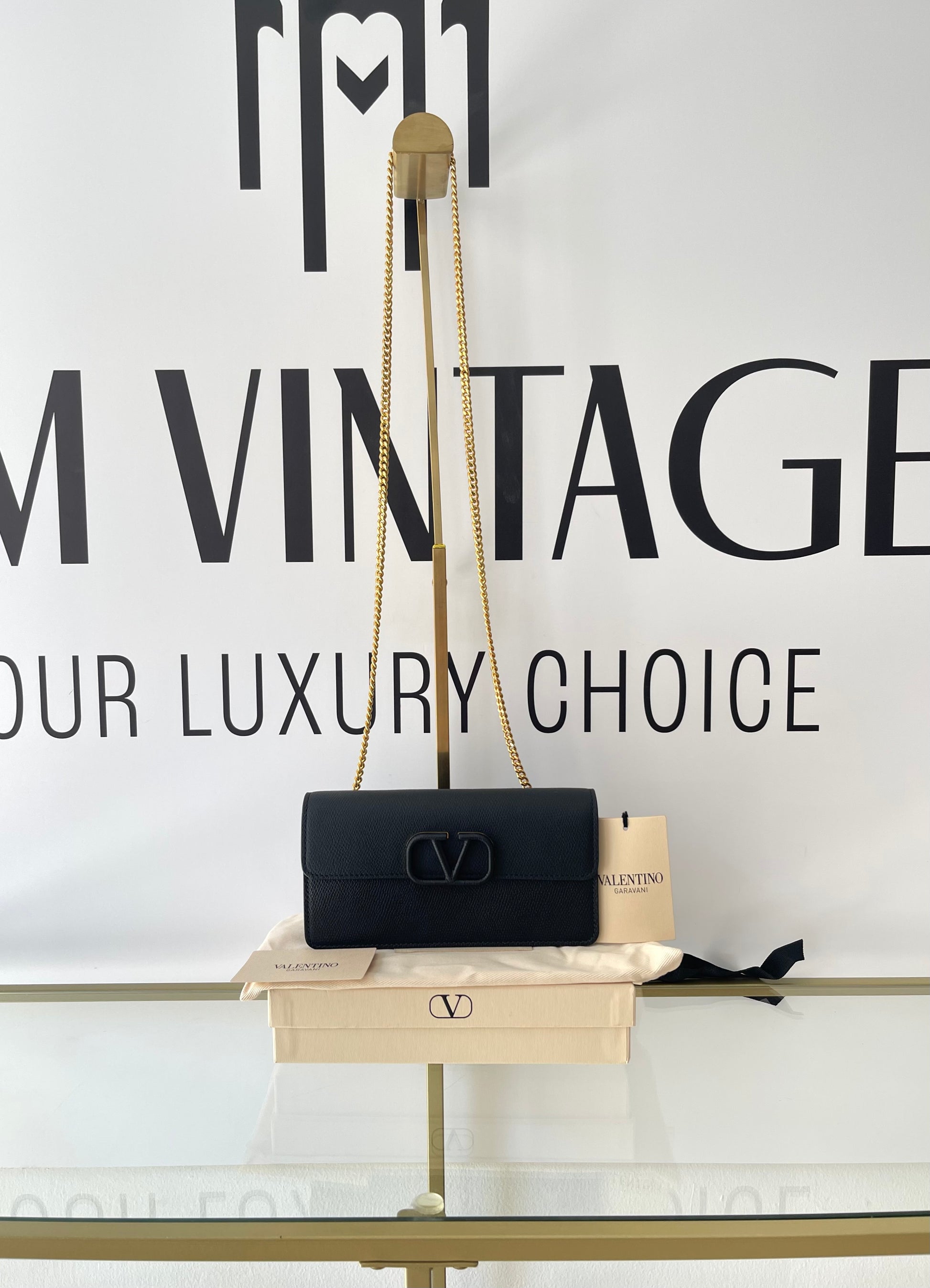 Wallet On Chain VLogo Signature Valentino Garavani