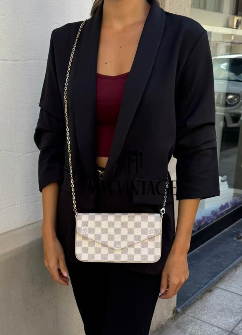 Pochette Félicie Damier Azur Louis Vuitton