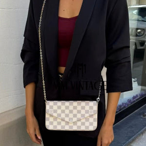 Pochette Félicie Damier Azur Louis Vuitton