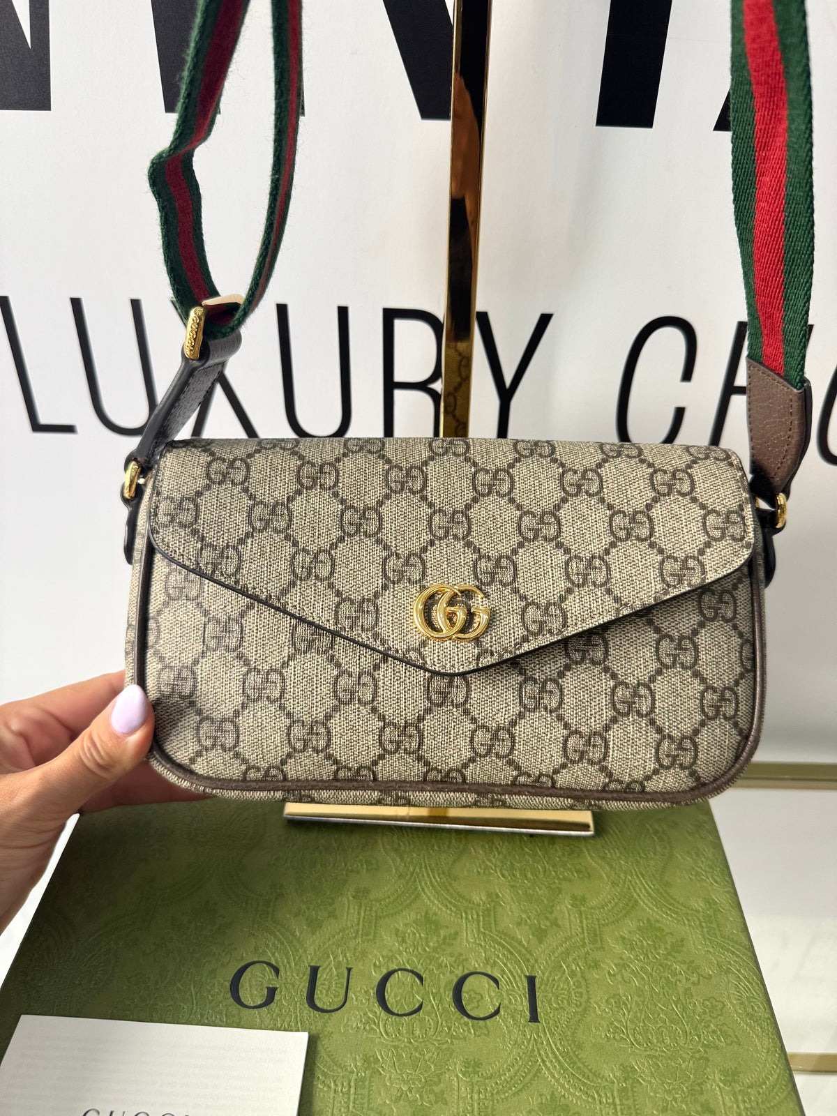 Pochette Ophidia GG Supreme Gucci