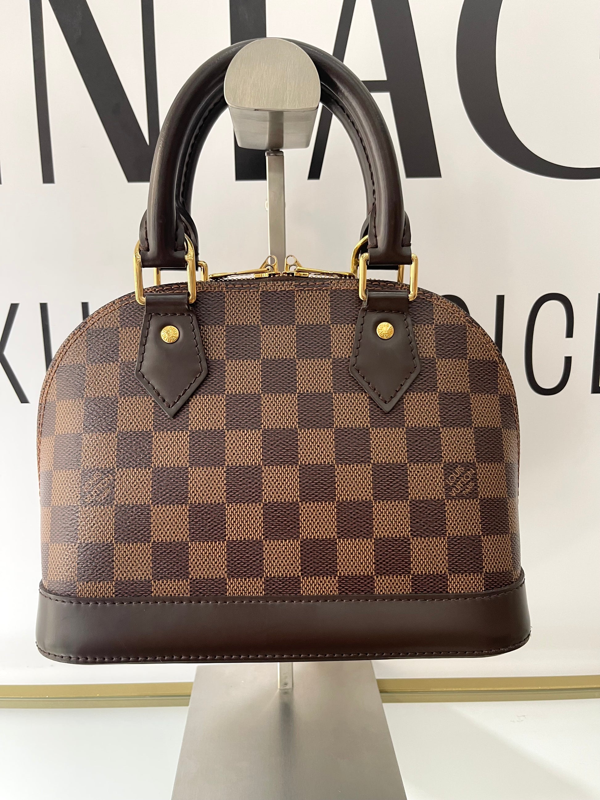 Borsa Alma BB Damier Ébène Louis Vuitton