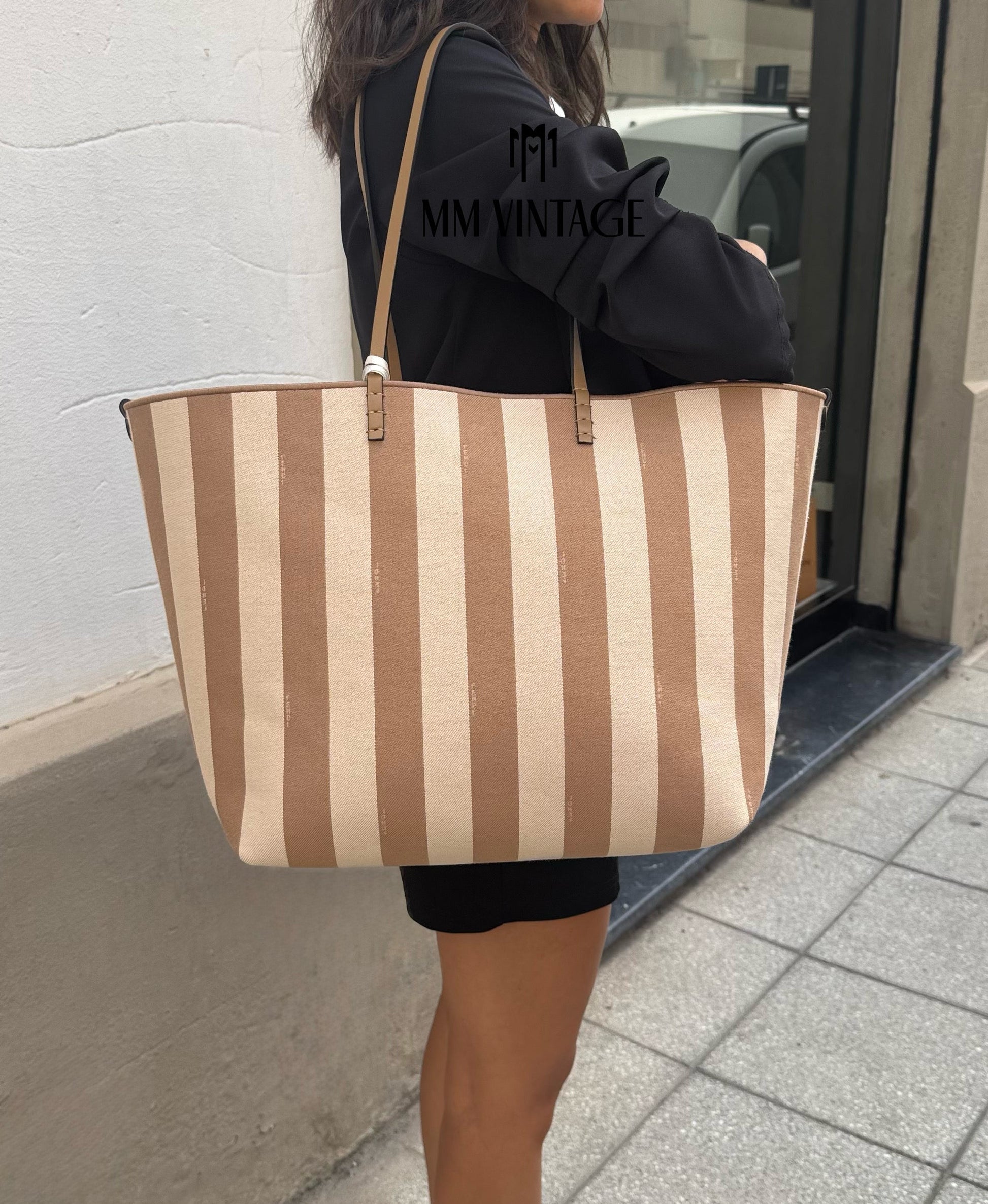 Borsa Shopping Roll Large Reversibile Fendi