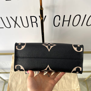 Borsa OnTheGo PM Monogram Empreinte Bicolor Louis Vuitton