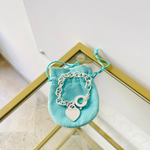 Bracciale a maglie cuore M Toggle Tiffany