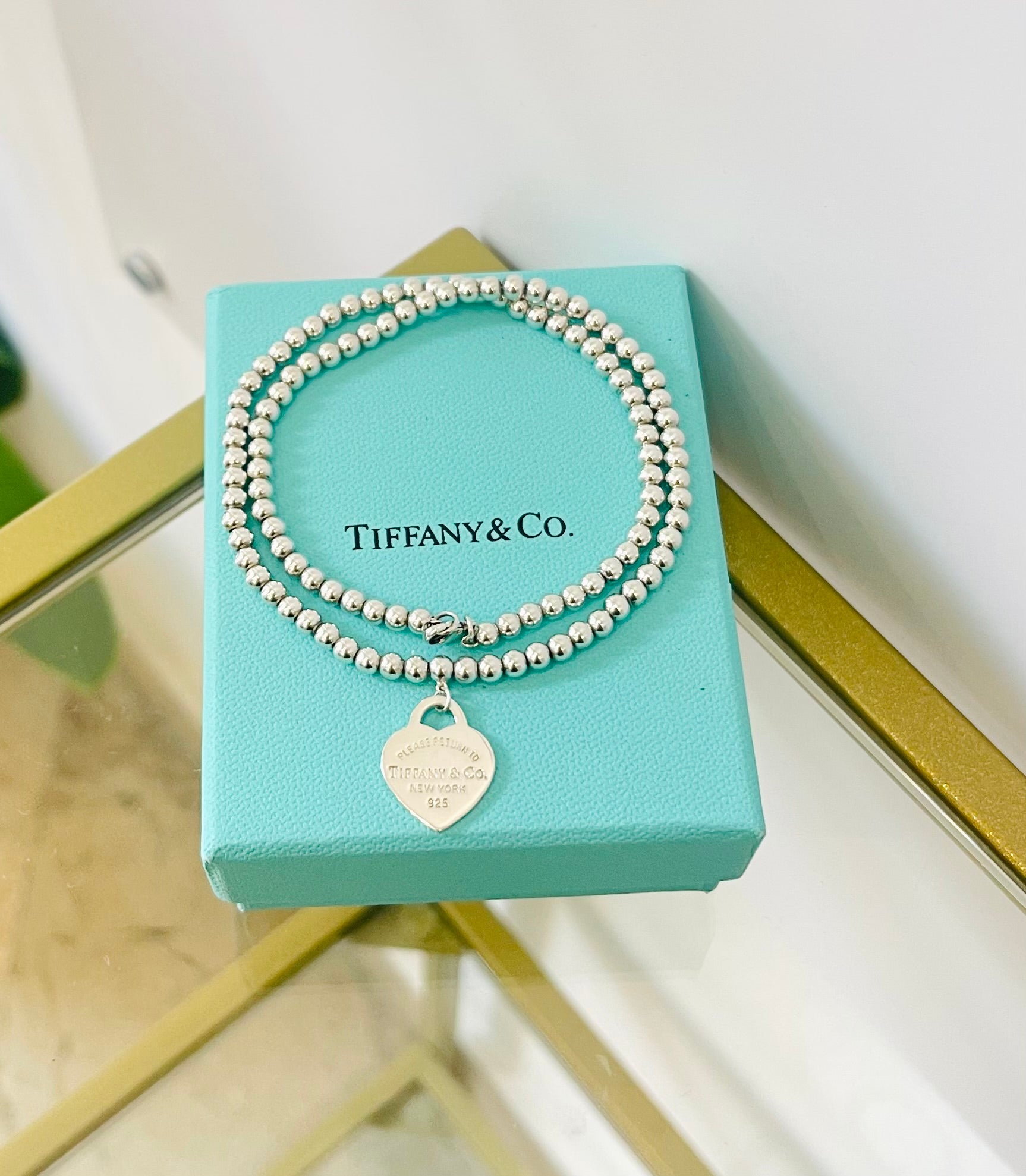 Collana Bead Cuore Small Tiffany