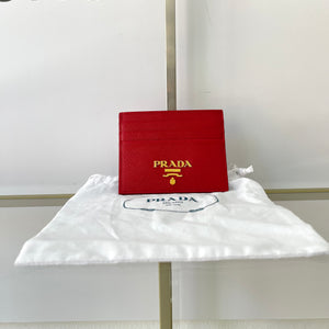 Portacarte in Saffiano Prada