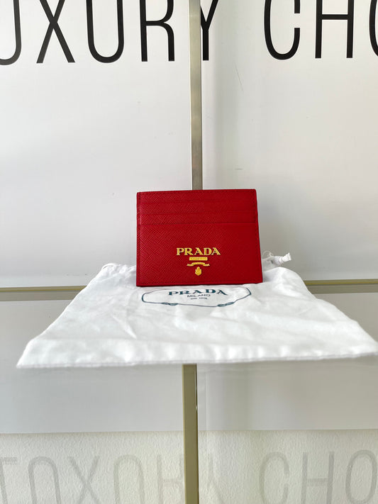 Portacarte in Saffiano Prada