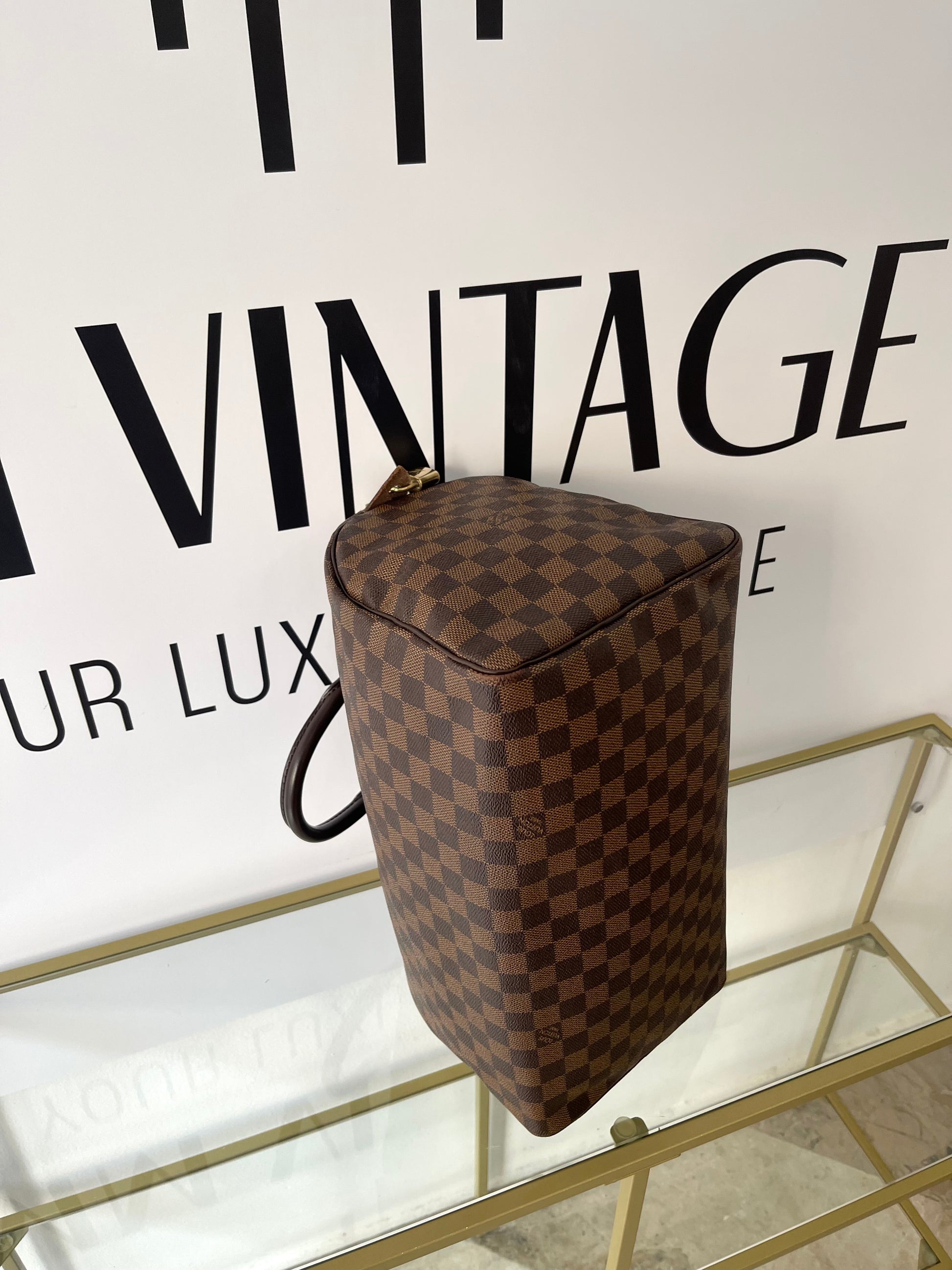 Borsa Speedy 35 Damier Ebène Louis Vuitton