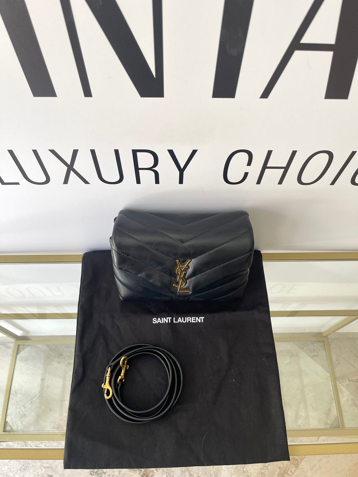 Borsa LouLou Toy hw oro Saint Laurent