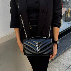 Borsa LouLou Small Hw argento Saint Laurent