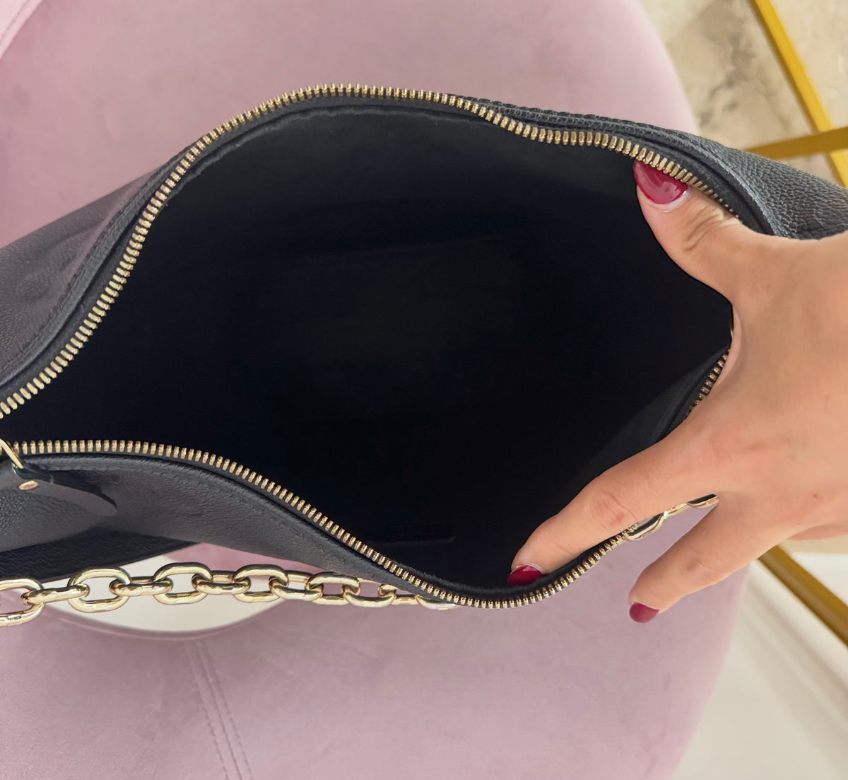 Borsa Loop Hobo Monogram Empreinte Louis Vuitton