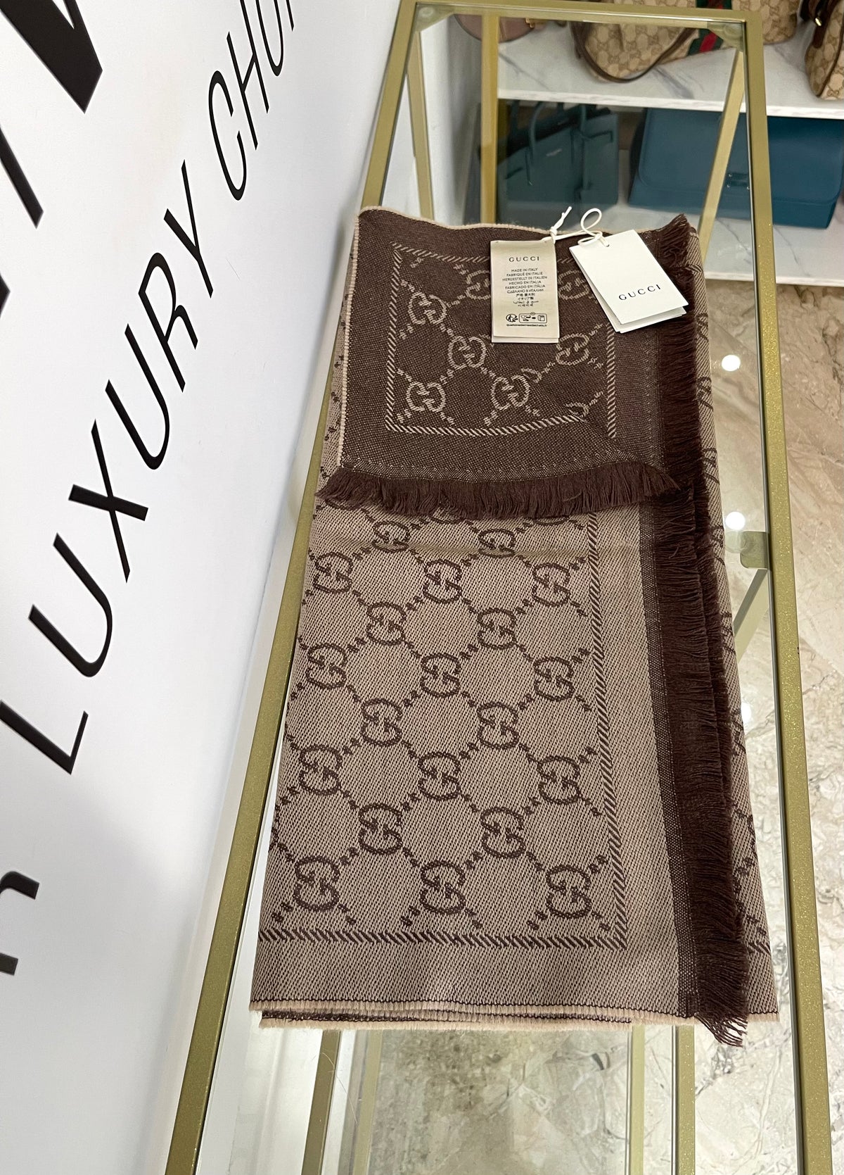 Sciarpa GG Jacquard Gucci