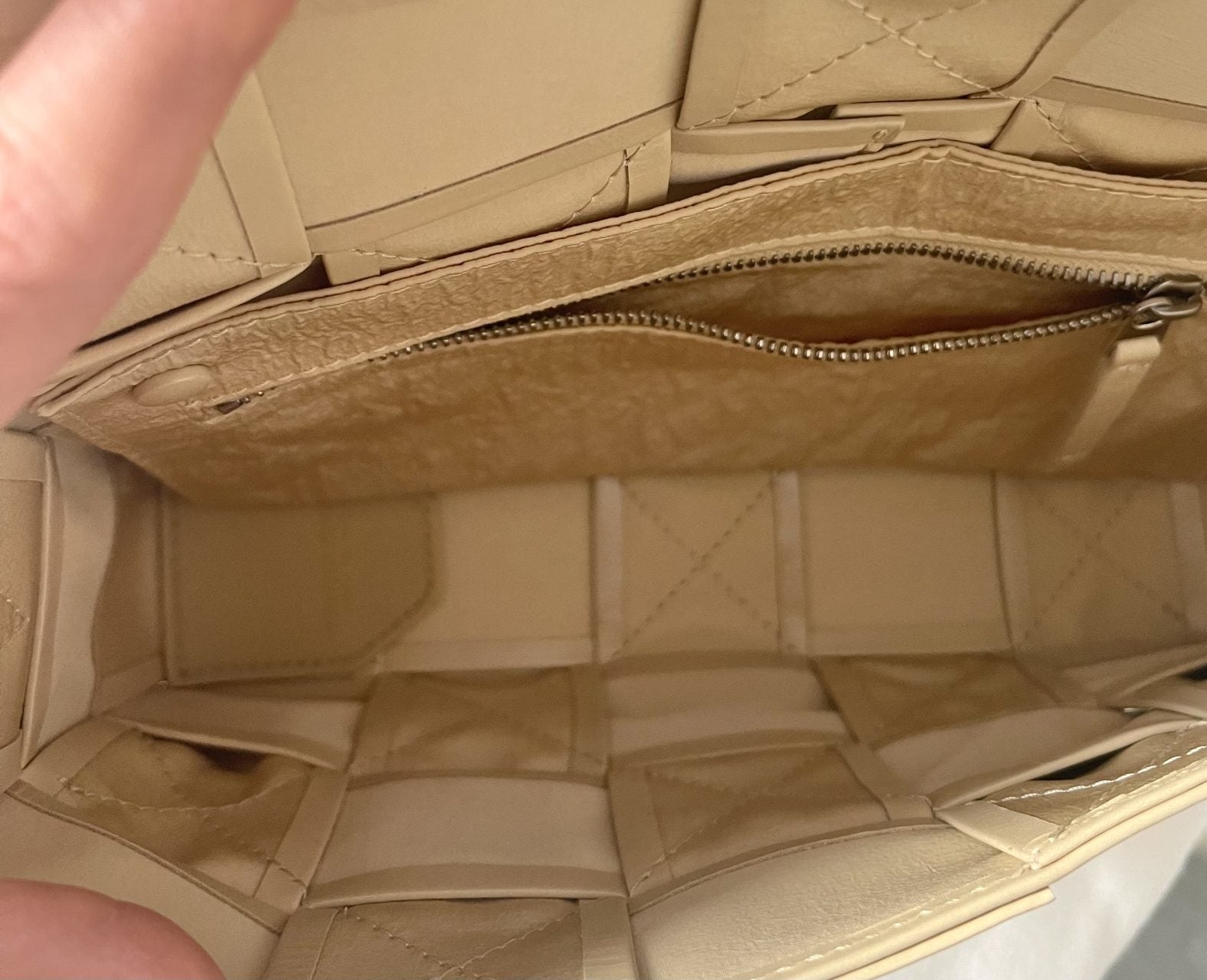 Borsa Cassette con motivo intreccio Bottega Veneta