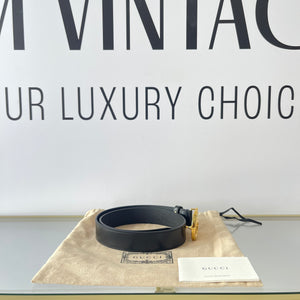 Cintura GG Marmont Gucci 3cm hw oro lucido