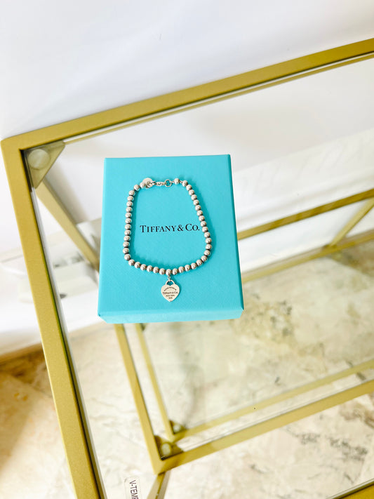 Bracciale Bead Cuore Mini Tiffany