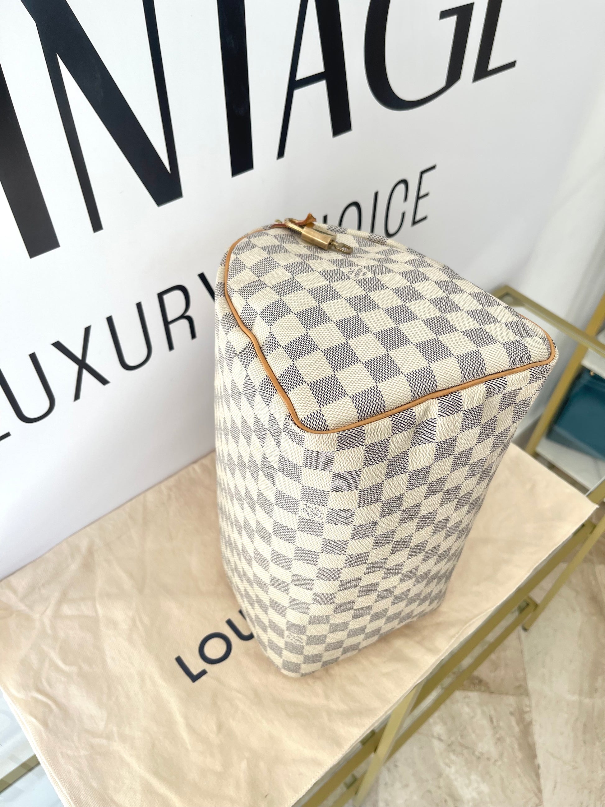 Borsa Speedy 30 Damier Azur Louis Vuitton