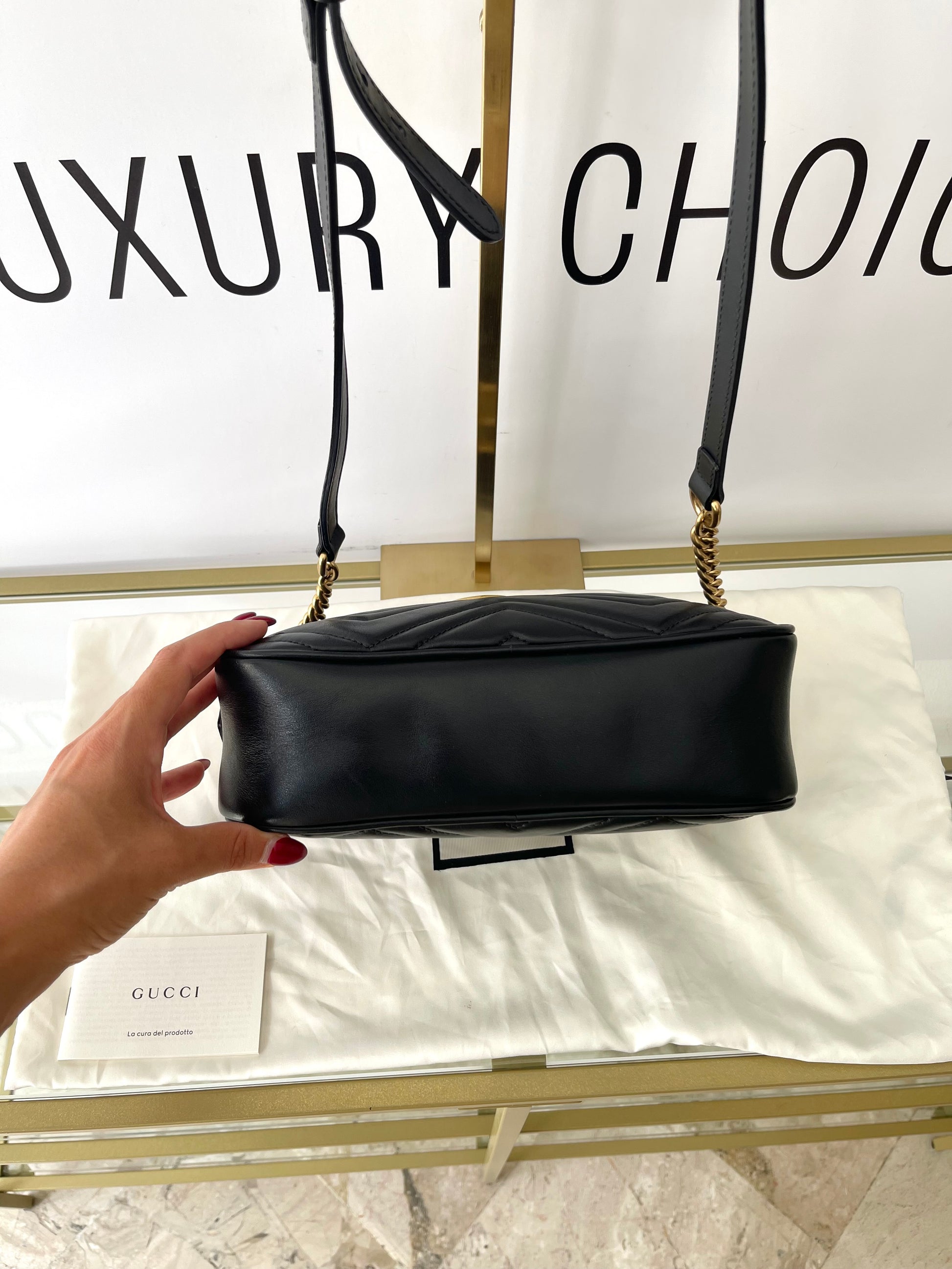 Borsa Camera Bag GG Marmont Matelassé Gucci