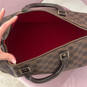 Borsa Speedy 35 Damier Ebène Louis Vuitton