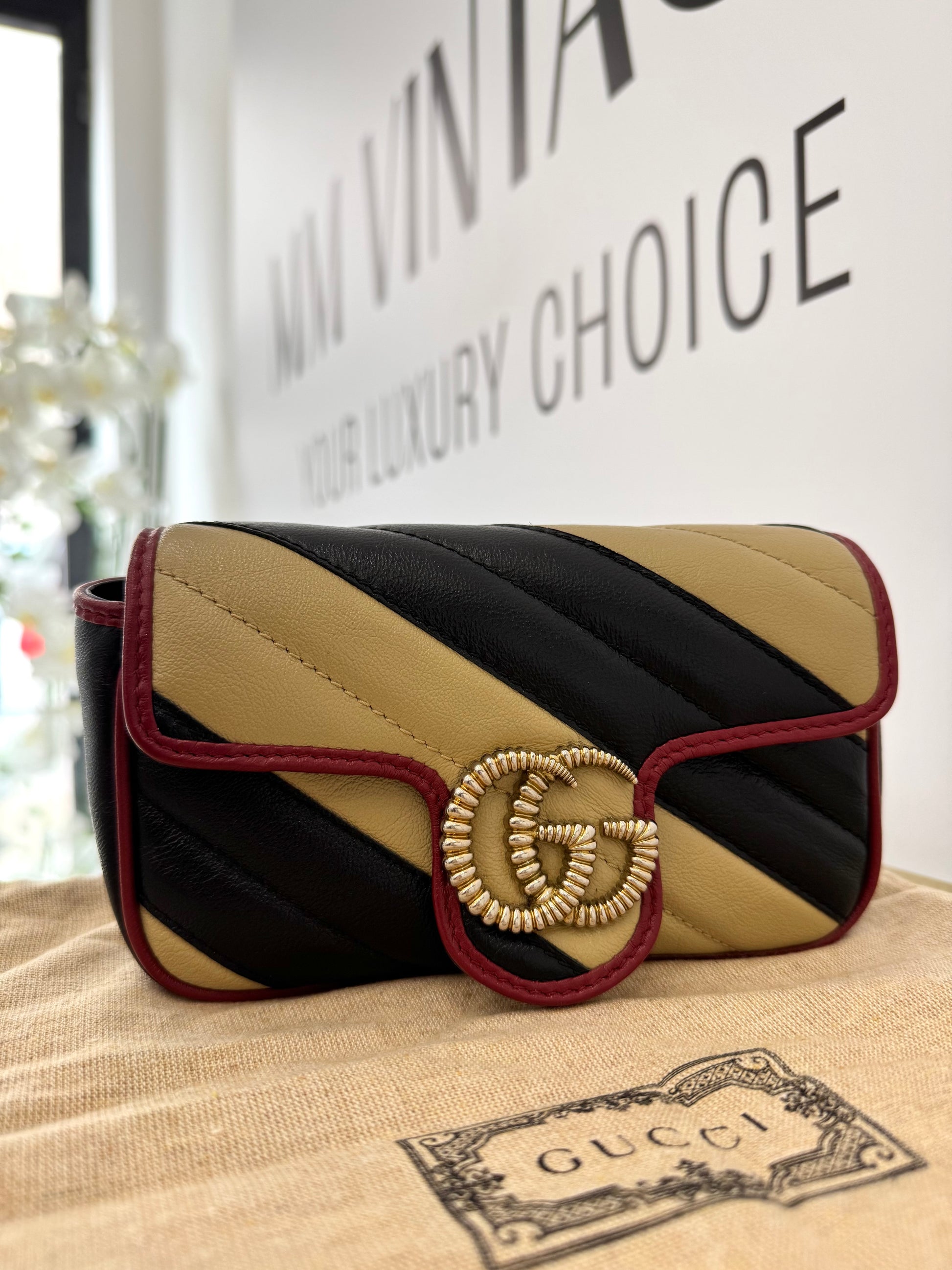 Borsa Mini Marmont GG Torchon Gucci