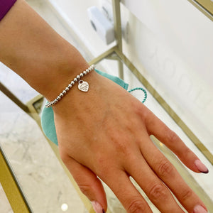 Bracciale Mini Bead cuore mini Tiffany