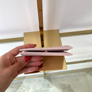 Portafoglio in Saffiano rosa Prada