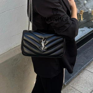 Borsa LouLou Small Hw argento Saint Laurent