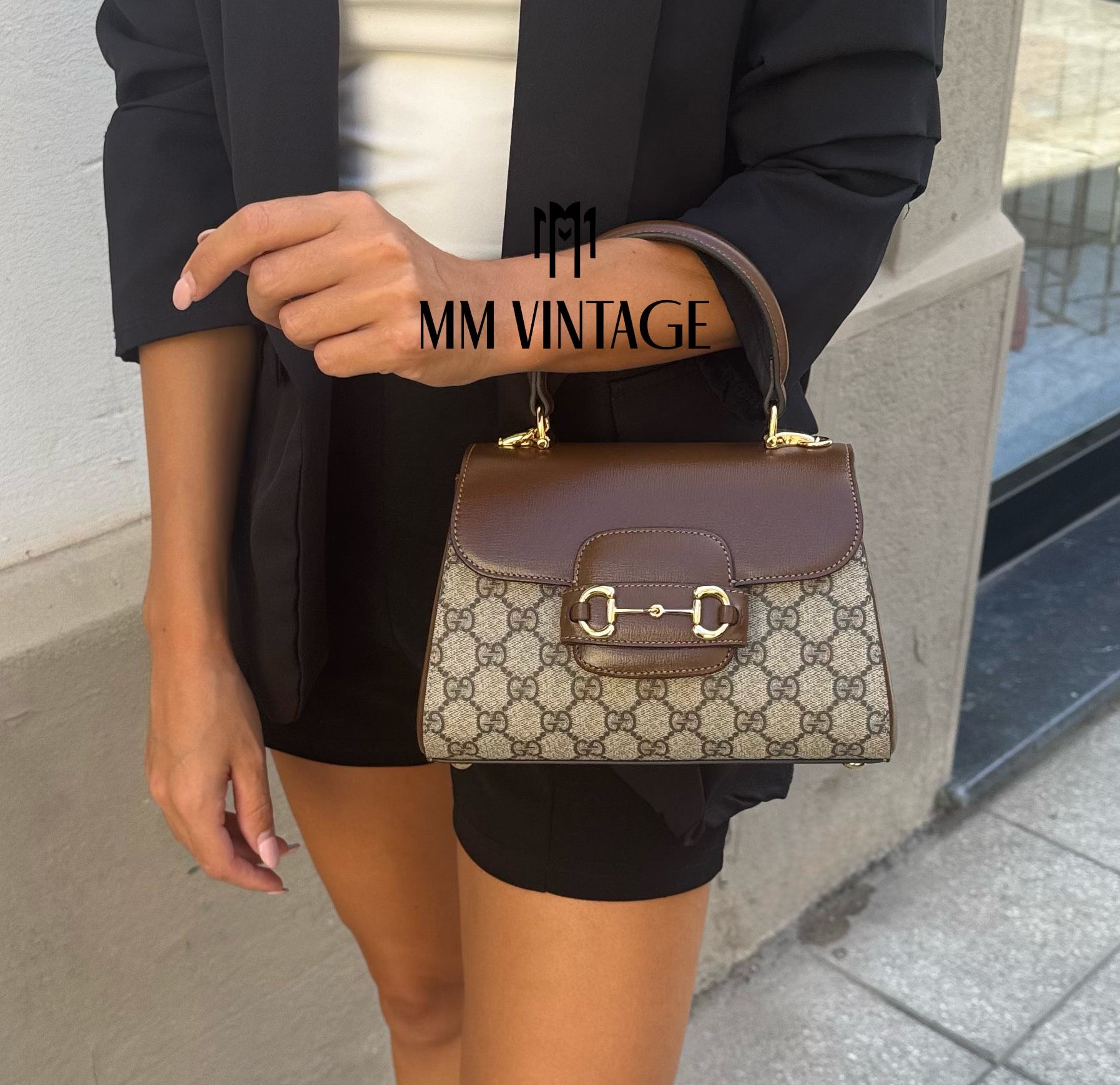 Borsa Horsebit 1955 GG Supreme Gucci