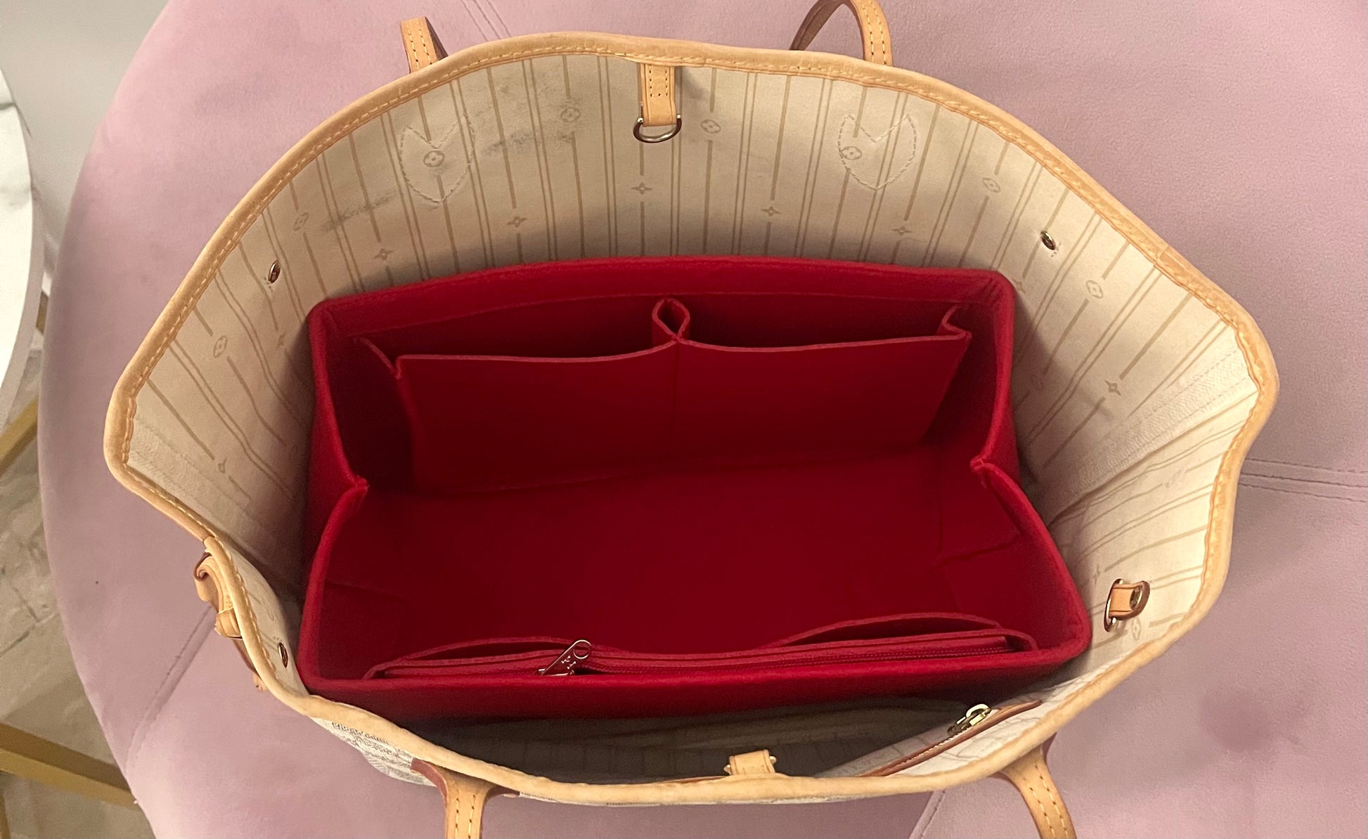 Borsa Neverfull MM Damier Azur Louis Vuitton