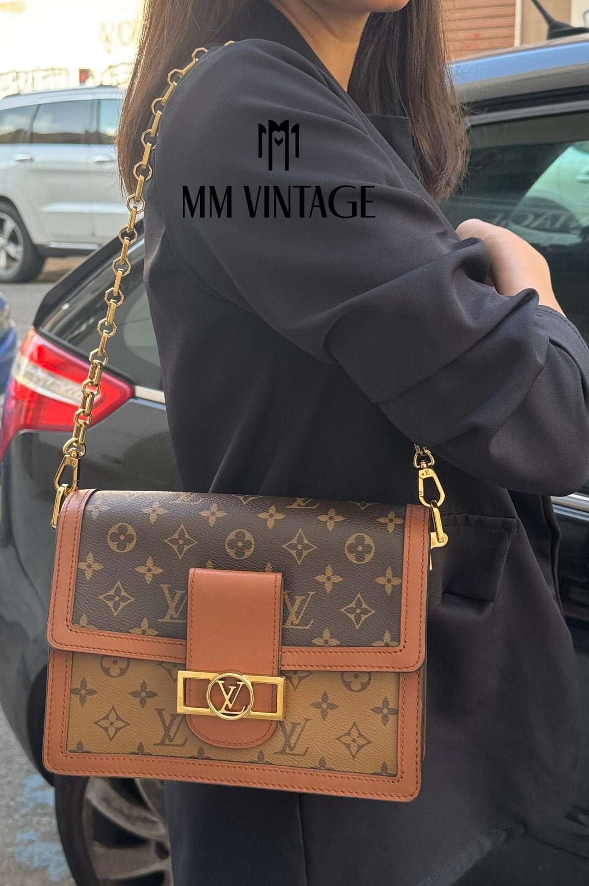 Borsa Dauphine MM Monogram/Monogram Reverse Louis Vuitton