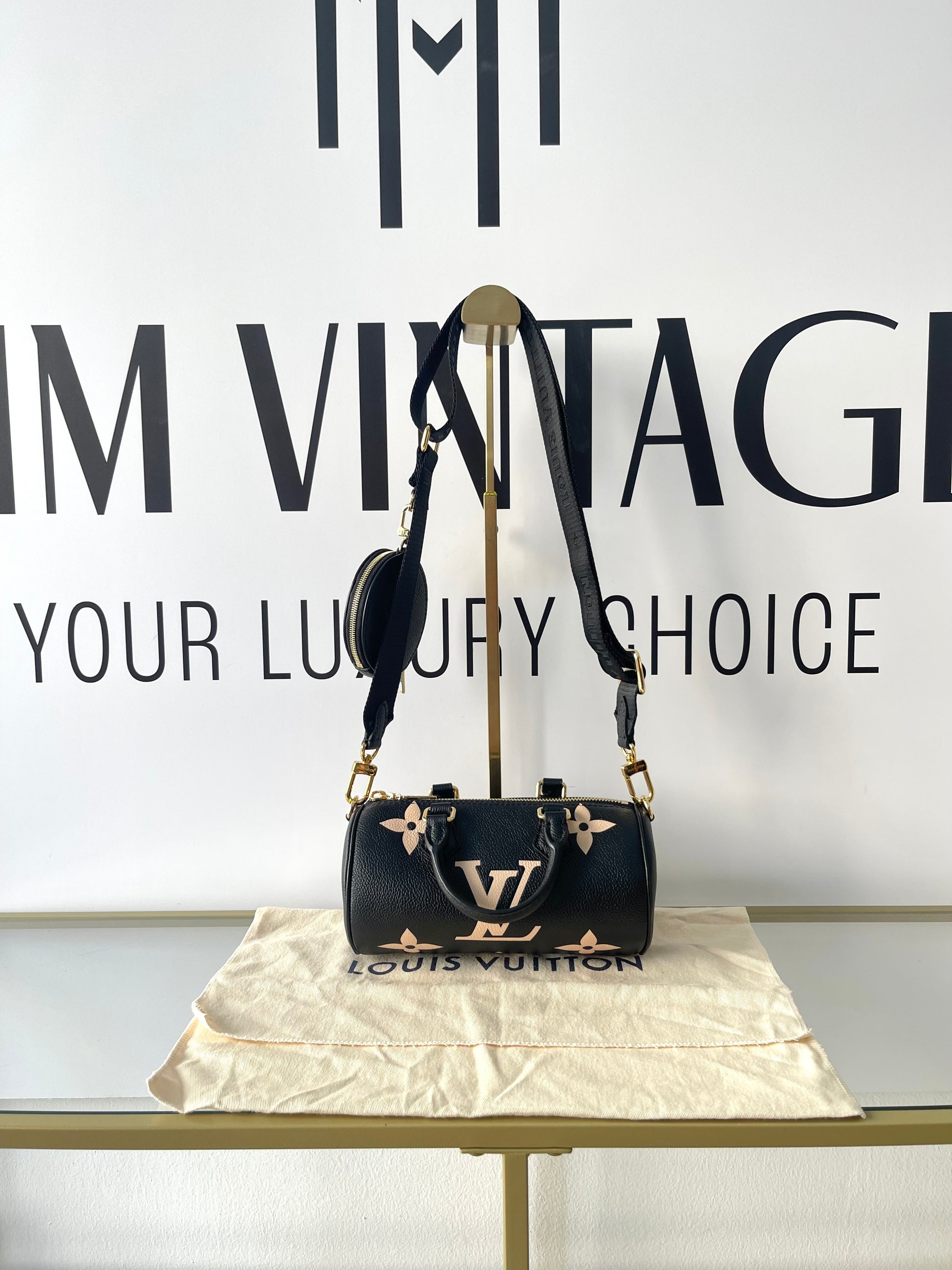 Borsa Papillon BB Monogram Empreinte Bicolor Louis Vuitton
