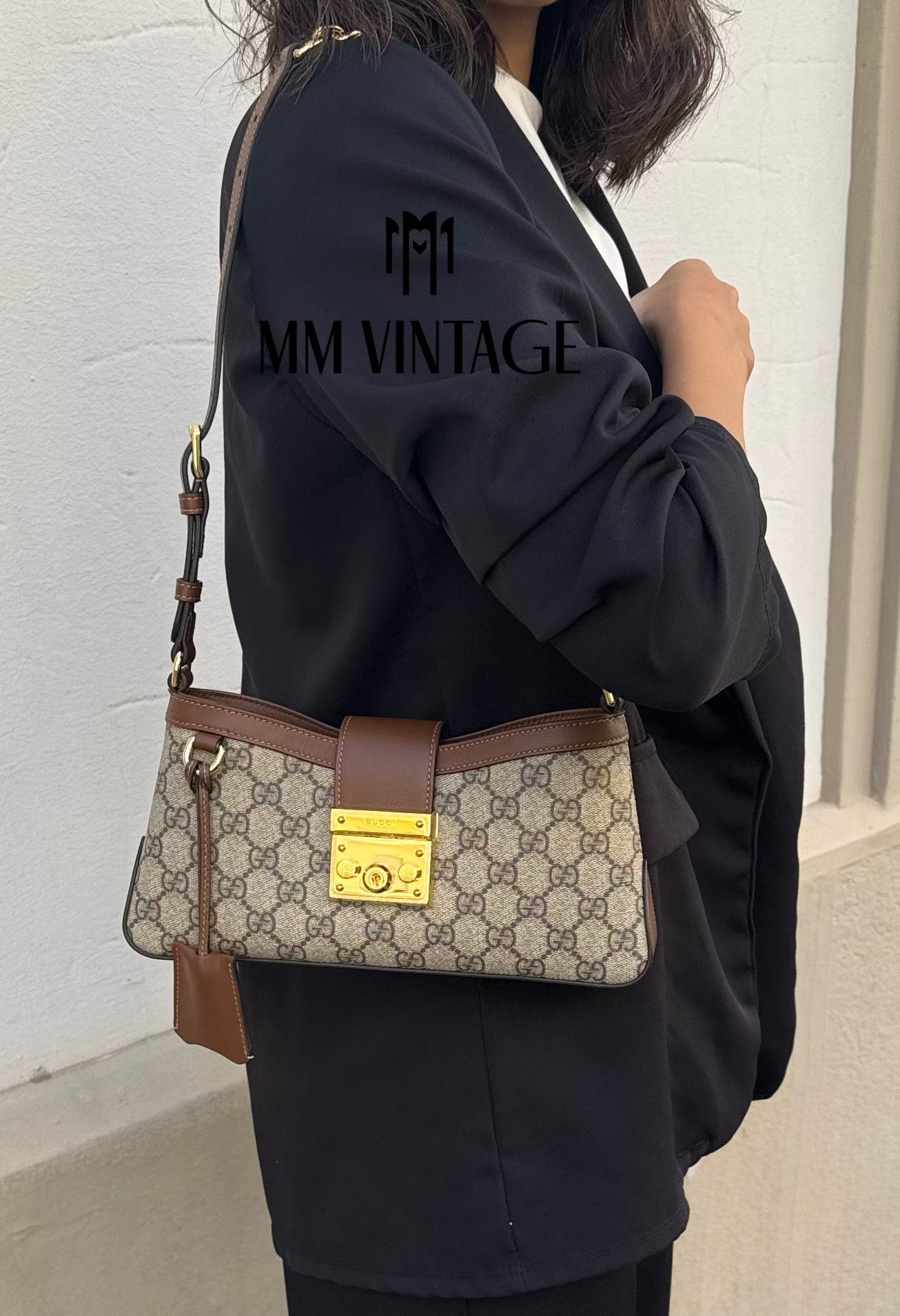 Borsa Padlock GG Supreme Gucci