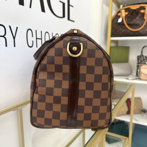 Borsa Speedy Bandoulière 30 Damier Ébène Louis Vuitton