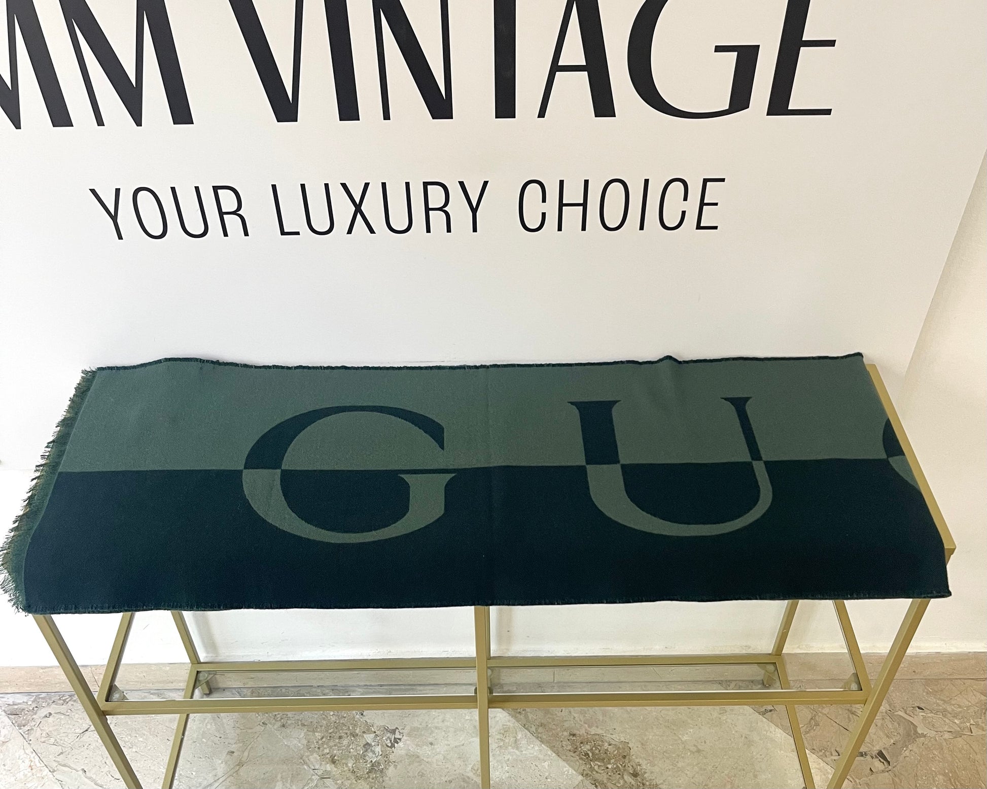 Sciarpa con logo Gucci