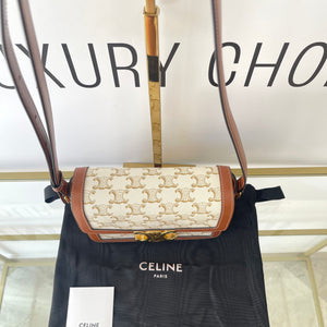 Borsa Teen Triomphe in tela Triomphe Celine
