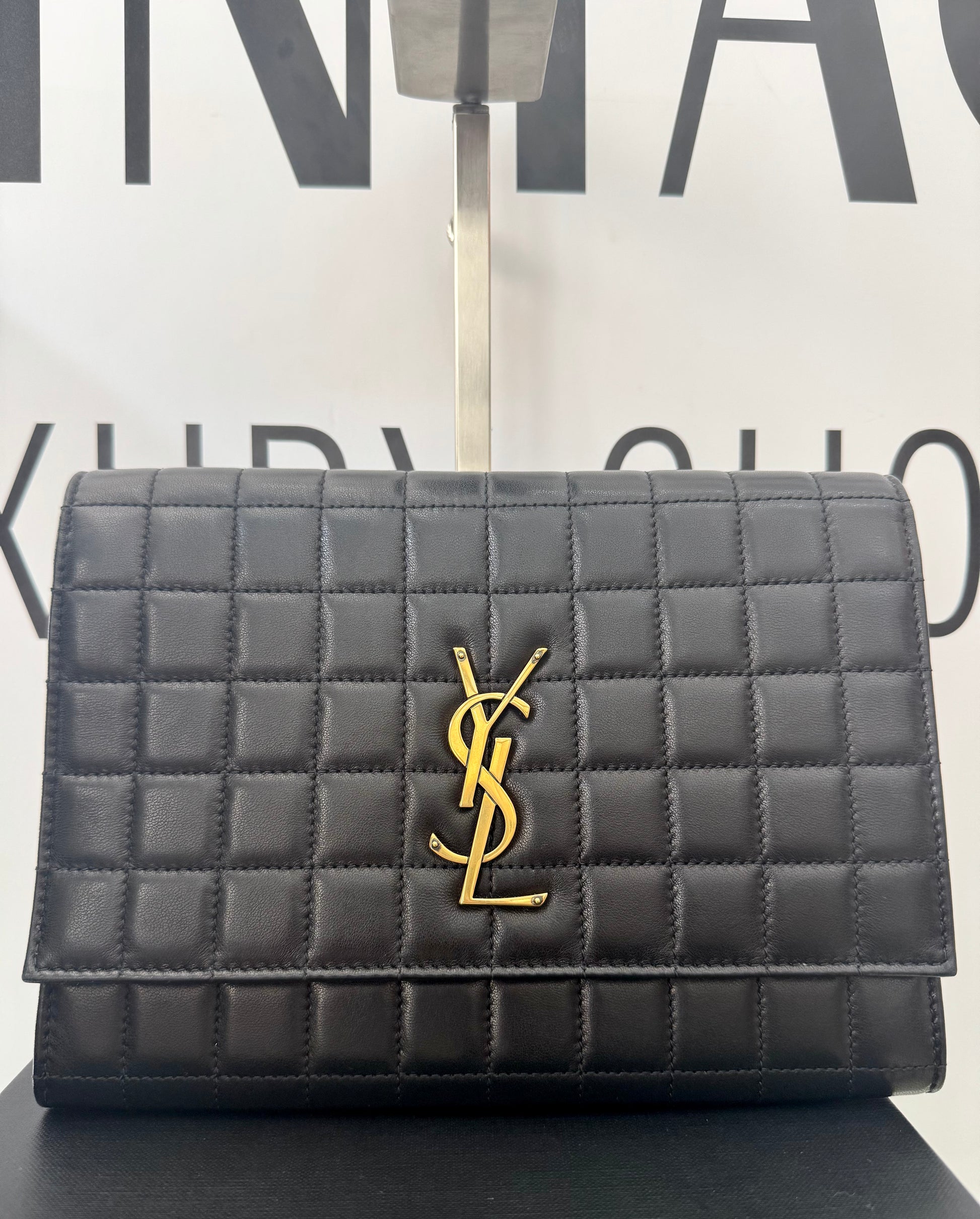 Pochette Cassandre matelassé Saint Laurent