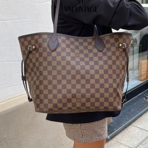Borsa Neverfull MM Damier Ebène Louis Vuitton