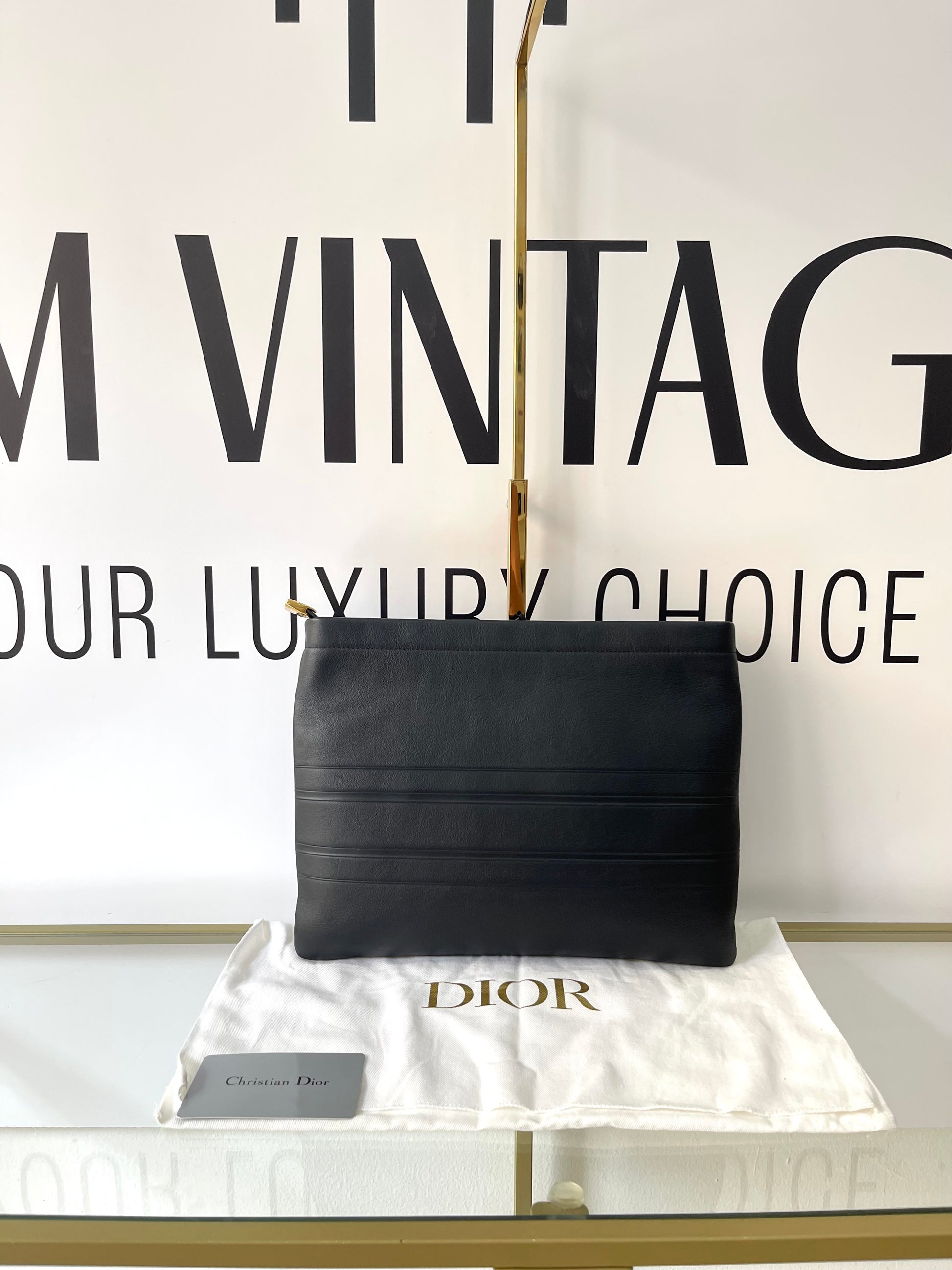 Pochette Stripe Pouch Christian Dior
